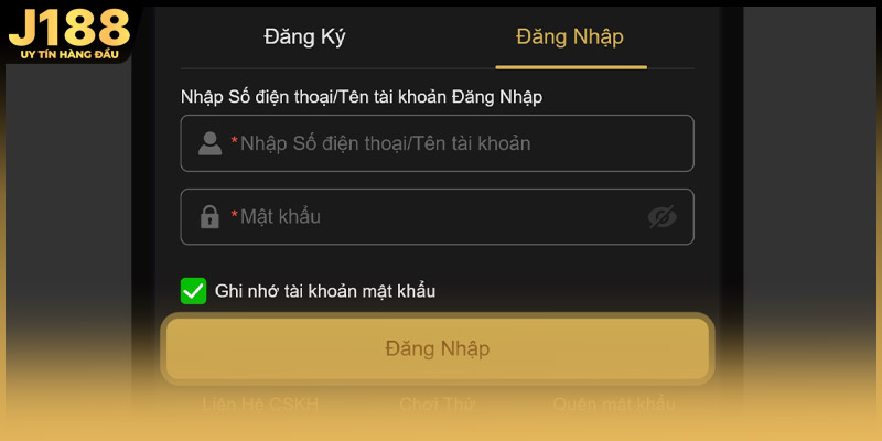 Cách thức đăng nhập J188 nền tảng siêu đơn giản